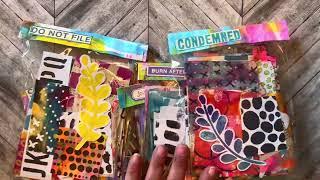 COLLAGE PAINTY PAPER PACKS! Painted Papers | Mixed Media Papers |