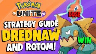 POKEMON UNITE Rotom & Drednaw Strategy Guide | Stats, Attack Pattern, Rotations and More!