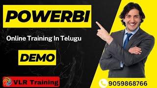 PowerBi demo in Telugu on 9pm Narendra  @vlr trainning 10th June 2024  9059868766