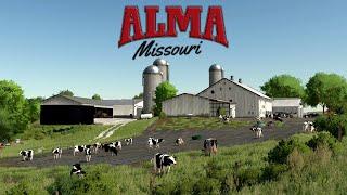 ULTRA REALISTIC FARM BUILD | Alma Missouri | Farming Simulator 22