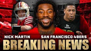 BREAKING  49ers Nick Martin Breaks Finger – Trent Williams Still Impressed + Purdy Buys Home!