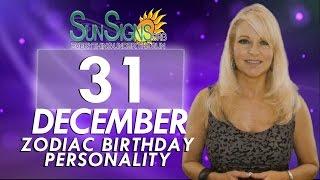 December 31st Zodiac Horoscope Birthday Personality - Capricorn - Part 2