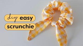 How to Sew a Bow Scrunchie - DIY Simplest and Fastest Method To Sell