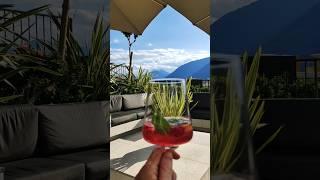 Erholung gehört auch dazu  #drink #sunset #shorts #aperitivo #panorama #pool #mountains