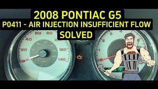 PONTIAC _ SATURN _ CHEVY 2.2L P0411-AIR INJECTION INSUFFICIENT FLOW / SOLVED _ AIR VALVE REPLACE