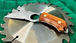 Knife Making - Knife From An Old Saw Blade