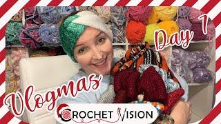 Joann Trip, Haul and Sewing a Million Ear Warmers? | Crochet Vision Vlogmas  7