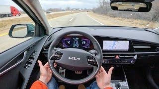 2023 Kia Niro Hybrid SX Touring - POV Test Drive (Binaural Audio)