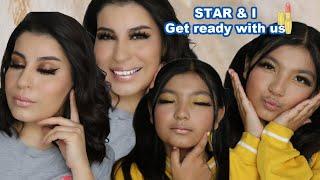 Mother and daughter doing makeup | get glam with sadaf