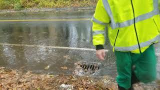 Clearing Blocked Storm Drains