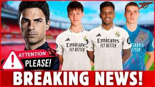 HOT NEWS! ARSENAL AND ARTETA EYE ON THREE REAL MADRID STARS! [ARSENAL FC NEWS DIARY]