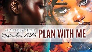 Plan With Me and Setup the Month of November 2024 in my Planners