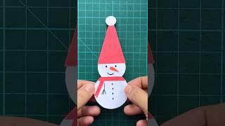 Snowman Craft | Easy Paper Snowman | Easy Christmas Craft