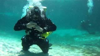 CCR diver training - BOOM excercise