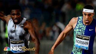 Michael Norman upsets Noah Lyles at Diamond League | NBC Sports