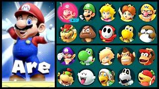 Super Mario Party All Characters Super Star Animations