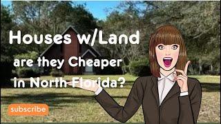 $75k Houses w/Land are here in North Florida