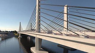 Swan River Crossing - Bridge Animation - Extended Version