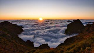 Madeira: Sunset Above the Clouds on Pico do Areeiro