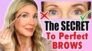 EASY EYEBROW TUTORIAL! Makeup 101 for Mature Beginners