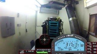 Drag - 2.5 L Mercury Dyno Run (10200 rpm) - Run 57