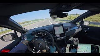 2024 RENAULT CAPTUR 1.3 MILD HYBRID EDC 160 HP - AUTOBAHN POV Test Drive I 4K