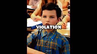 Young Sheldon Embarrases ALL TEACHER’S  #shorts