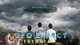 UFO EFFECT TUTORIAL // Alien ship VFXediting Tutorial | Ufo Sighting Edit | Mobile  @forkings101