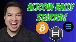 Altcoin season started! Here are the top altcoins on my list!