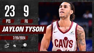 Jaylon Tyson - Highlights vs Indiana Pacers: 23 PTS, 5 REB, 3 AST, 9/10 FG