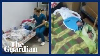 Newborns at a neonatal intensive care unit moved to makeshift bomb shelter in Dnipro