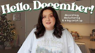 Hello December  Christmas decorations, decluttering my bedroom & a big catch up | weekly vlog 42