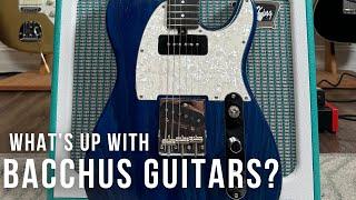 A brief history and guide to modern Bacchus Guitars!