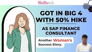 SAP Career Success Story - Testimonial |  She got in Big 4 Company | 50% Hike | Pradeep Hota