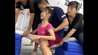 Ballet is not Easy: Ballerina Breaks into Tears During Painful Stretch