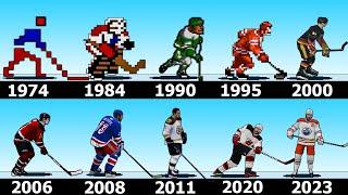 HOCKEY NHL VIDEO GAMES EVOLUTION [1979 - 2023]