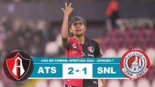 Atlas Femenil vs San Luis 2-1 Resumen Goles 2023