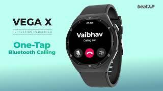 beatXP VEGA X - 1.43” Round Dial AMOLED Screen Smartwatch | One-Tap BT Calling