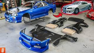 Building a Modern Day (Fast & Furious) R34 Skyline - Part 2