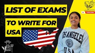 List of exams to take for USA | Agriculture |