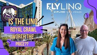 Is the LINQ Royal Bar Crawl worth the money? | Hard Rock | FlyLINQ | Las Vegas vlog part 4