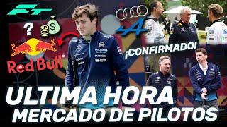 ¡¡ULTIMA HORA MERCADO de PILOTOS!! RED BULL CONFIRMA la LOCA OFERTA por COLAPINTO y NO los UNICOS...