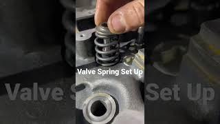 Simple Valve Spring Set Up #diy #tips #tools #mechanic #shorts