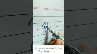 Yug name design cursive writing /#cursive #cursivewriting #viral #Prettyfam