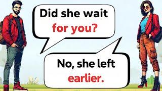 Past Tense - English Conversation Practice -Improve Speaking Skills- Past Tense conversations