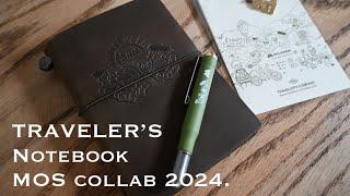 トラベラーズノートモスバーガーコラボ2024🫒開封レビュー TNP/traveler’snotebook MOScollab