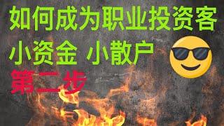 如何成为职业投资客，小资金 小散户 （第二步）