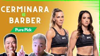 UFC 299 - Katlyn Cerminara vs Maycee Barber PREDICTION