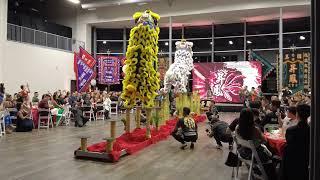 Acrobatic Lion Dance on High Poles - Rising Phoenix Texas 10 Years Anniversary