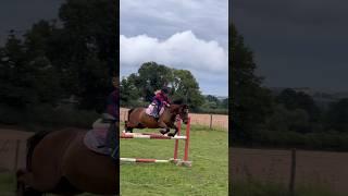 Jumping with power #horse #showjumping #equestrian #equestrianrider #horseriding #jumping #pony
